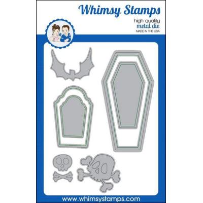 Whimsy Stamps Deb Davis Die - Dracula's Coffin